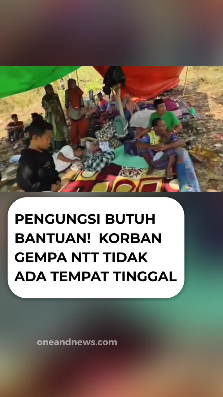 PENGUNGSI HINGGA 5.000 ORANG AKIBAT GEMPA NTT