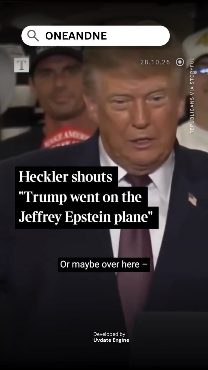 Trump went on the Jeffrey Epstein plane!